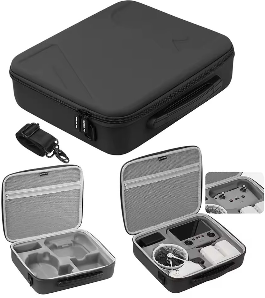 TORBA ETUI CASE COMBO FUTERAŁ SUNNYLIFE NA DRONA I AKCESORIA DO DJI FLIP CZARNA