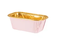 Ciasta i półprodukty do ciast - Foremki na mini placuszki różowo-złote - 11 x 4 cm - 10 szt. - miniaturka - grafika 1