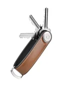 Torby szkolne - Skórzane etui organizer na klucze Orbitkey Hybrid Leather - acorn - miniaturka - grafika 1