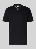 Koszulki męskie - Koszulka polo o kroju slim fit z dekoltem w serek model ‘SANGEV’ - miniaturka - grafika 1