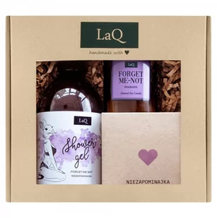 LaQ, Zestaw Króliczka Niezapominajka Żel 500ml + Masło Do Ciała 200ml + Świeca 180 ml - Zestawy kosmetyków damskich - miniaturka - grafika 1