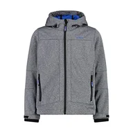 Kurtki i płaszcze dla chłopców - CMP, Kid Jacket Fix Hood, Boy, Nero Mel.-Royal, 164 - miniaturka - grafika 1