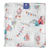 Pieluchy - Pieluszka bambusowa 65x65 Cyrk, Bamboo Line Texpol - miniaturka - grafika 1