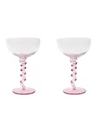 Kieliszki - &K Amsterdam Miski Ice Spiral, 2 Szt. pink - miniaturka - grafika 1