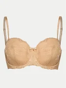 Biustonosze - Gossard Biustonosz z fiszbiną Superboost 7707 Beżowy - miniaturka - grafika 1
