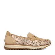 Półbuty damskie - Półbuty Rieker 49042-62 Beżowy - miniaturka - grafika 1