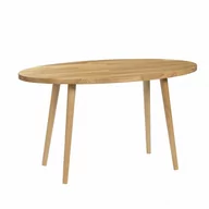 Ławy i stoliki kawowe - Ława owalna, ława drewniana dębowa Modern Oak, Wykończenie nogi - Dąb olejowany, Wysokość [cm] - 54, Wymiary [cm] - 48x97 - miniaturka - grafika 1