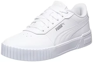 Buty dla dziewczynek - PUMA Dziewczęce sneakersy Carina 2.0 Jr, biały, 37.5 EU - grafika 1