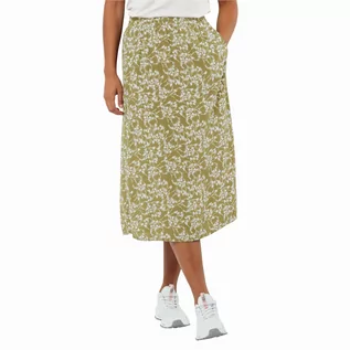 Spódnice - Damska spódnica Jack Wolfskin SOMMERWIESE SKIRT LEAVES bay leaf - S - grafika 1