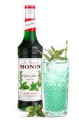 Syropy i koncentraty owocowe - Monin Syrop GREEN MINT 0,7 L - zielona mięta - miniaturka - grafika 1