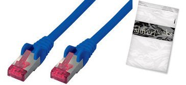 Shiverpeaks BS75713- AB - RJ- 45 - RJ- 45 - Male/Male - Cat6a - S/FTP S- STP - blue BS75713- AB
