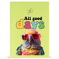 Notesy i bloczki - KALENDARZ A5 2025 SELEDYN Planer Na Prezent Zabawne GOOD DAYS Animal Wzory - miniaturka - grafika 1
