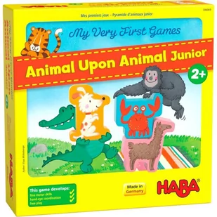 Moja pierwsza gra Zwierzak na zwierzaku Haba - Gry planszowe - miniaturka - grafika 1