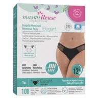 Podpaski - Masmi Elegant, majtki menstruacyjne, bawełna organiczna, rozmiar S, 86-94 cm, 1 sztuka - miniaturka - grafika 1