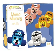 Gry planszowe - Gra Memory Funny faces - gra planszowa - miniaturka - grafika 1