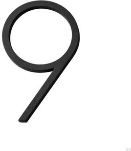 Numer domu mała cyfra 9 Aluminium - Numery na dom - miniaturka - grafika 1