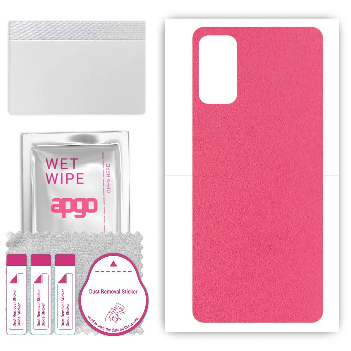 Folia naklejka skórka strukturalna na TYŁ Zamsz do Xiaomi Redmi Note 10T - Zamsz Różowy - apgo SKINS