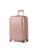 Walizki - Delsey Średnia Twarda Walizka Turenne 00162181009 Różowy - miniaturka - grafika 1