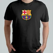 Koszulki męskie - Czarna Koszulka T-shirt Fc Barcelona Barca r. XXL - miniaturka - grafika 1