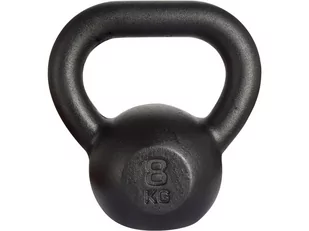 Tiguar Kettlebell żeliwny Tiguar RAW czarny 8 kg RAW_8 - Kettlebell - miniaturka - grafika 1