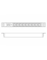 Zasilacze komputerowe - Digitus 1U Aluminum Pdu, Rackmountable, 9 X C13 10 A, 230 V Ac, 50/60 Hz, Iec C14 Inlet, A Fuse (DN95429) - miniaturka - grafika 1