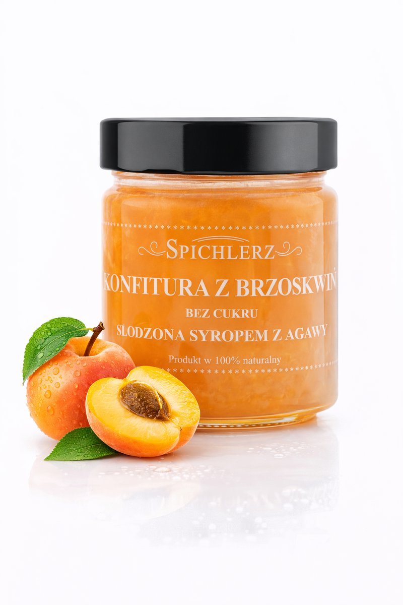 Bez cukru Konfitura z brzoskwini 100g