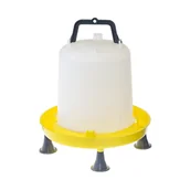 Akcesoria dla ptaków - Poidło Z Nóżkami Dla Drobiu 10 Litrów Z Uchwytem - miniaturka - grafika 1