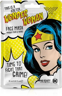 Mad Beauty DC Wonderwomen Face Mask - maska do twarzy 25 ml - Maseczki do twarzy - miniaturka - grafika 1