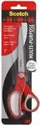 Nożyczki - Nożyczki biurowe ergonomiczne scotch 18 cm czerwono-szare 1427 - 3M - miniaturka - grafika 1