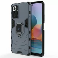 Etui i futerały do telefonów - Bizon Etui Case Armor Ring Xiaomi Redmi Note 10 Pro niebieskie - miniaturka - grafika 1