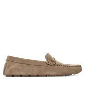 Mokasyny damskie - Mokasyny BOSS Roxanne 50548657 Brązowy - miniaturka - grafika 1