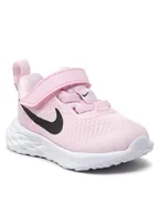 Buty dla dziewczynek - Nike Sneakersy Revolution 6 Nn (TDV) DD1094 608 Różowy - miniaturka - grafika 1