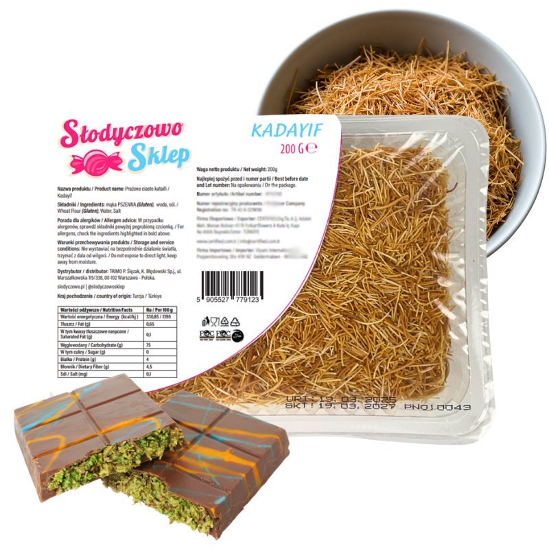 Prażone ciasto kataifi 200g Słodyczowo