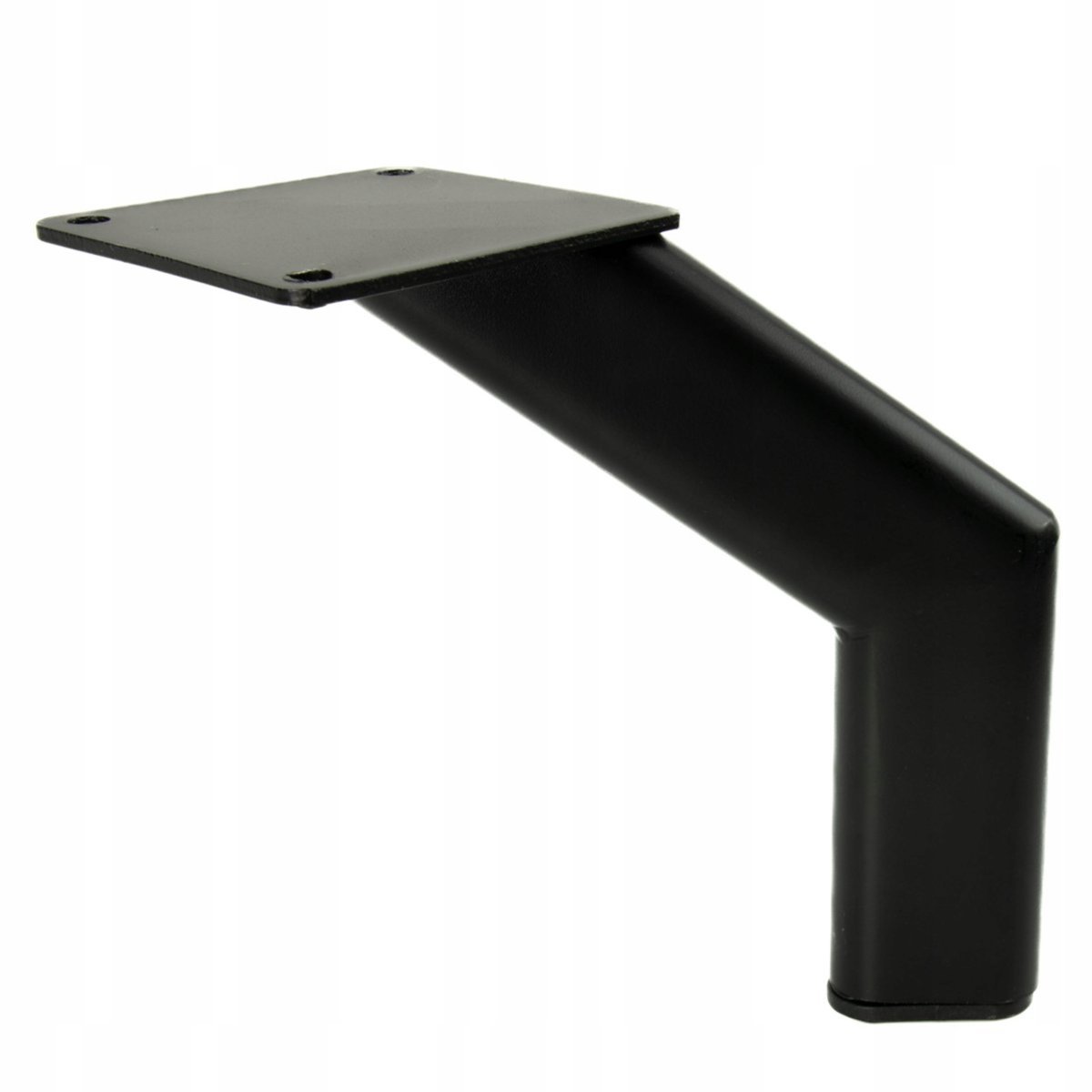 Nóżka meblowa metalowa Loft czarny mat wysokość 15 cm do sof i narożników