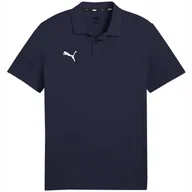 Koszulki męskie - Koszulka męska Puma Team Goal Casuals Polo granatowa 658605 06 S - miniaturka - grafika 1