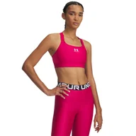 Biustonosze - Damski Stanik sportowy UNDER ARMOUR UA HEATGEAR HIGH 1379195-681 – Bordowy - miniaturka - grafika 1
