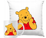 Gadżety dla niej i dla niego - ZESTAW PODUSZKA + KUBEK Kubuś Puchatek Pomysł Na Prezent + IMIĘ #3 - miniaturka - grafika 1