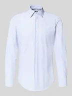 Koszule męskie - Koszula biznesowa o kroju slim fit z kołnierzykiem typu kent model ‘HANK’ - miniaturka - grafika 1