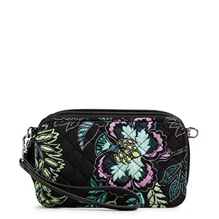 Vera Bradley Damska kultowa torebka na ramię RFID All in One Signature Cotton Purse, Island Garden - bawełna z recyklingu, Rozmiar Uniwersalny - Torebki damskie - miniaturka - grafika 1