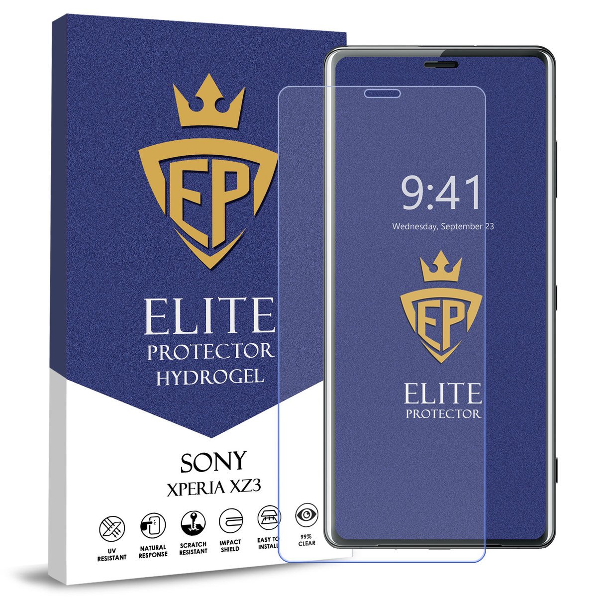 FOLIA 5D CAŁY EKRAN NA TELEFON DO SONY XPERIA XZ3 HYDROŻELOWA ORYGINAŁ