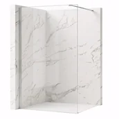 Kabiny prysznicowe - Rea Ścianka prysznicowa Rea Flexi Transparent / Chrome 80 - miniaturka - grafika 1