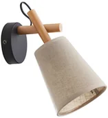 Lampy ścienne - TK Lighting Nowoczesny kinkiet do salonu VAIO NATURE 573 E27 beżowy TK573 - miniaturka - grafika 1