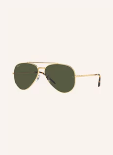 Okulary przeciwsłoneczne - Aviator Ray-Ban Okulary przeciwsłoneczne New 0RB3625 919631 Złoty - grafika 1