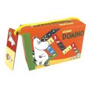 Gry planszowe - Domino dla Dzieci Gra Logiczna Kuferek Muminki Nowa - miniaturka - grafika 1