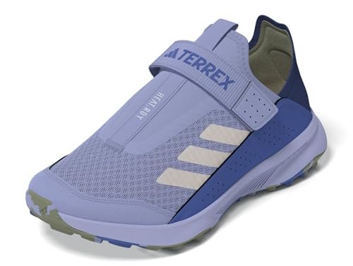 adidas Uniseks - dzieci Terrex Voyager 21 Slip-On Travel Shoes, glow blue/off white/ray blue, 30 EU