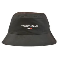 Czapki męskie - Kapelusz Tommy Jeans Sport Bucket Czarny - AW0AW11661-BDS - miniaturka - grafika 1