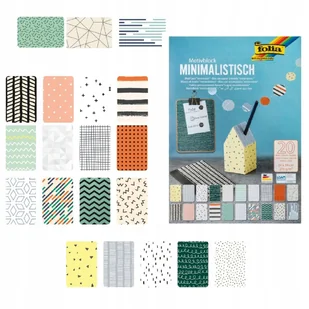 ZESTAW BLOK PAPIERÓW KREATYWNYCH 24 X 34 270G - Szkolne artykuły papiernicze - miniaturka - grafika 1