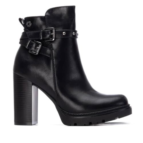 REFRESH - Botki Kobiety Czarny - Wygodne i wszechstronne obuwie – moda casualowa - Model 17292501 (Rozmiar 39)