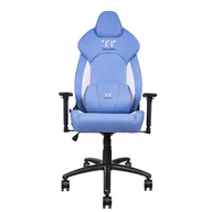 Fotele gamingowe - Thermaltake GGC-VCO-LWLWDS-01 fotel do gry Fotel gamingowy Obite siedzisko Niebieski, Biały - miniaturka - grafika 1