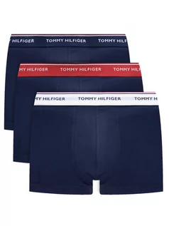 Majtki męskie - Tommy Hilfiger Komplet 3 par bokserek 3P Trunk 1U87903842 Granatowy - grafika 1